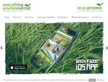 Tablet Screenshot of everything-environmental.co.uk